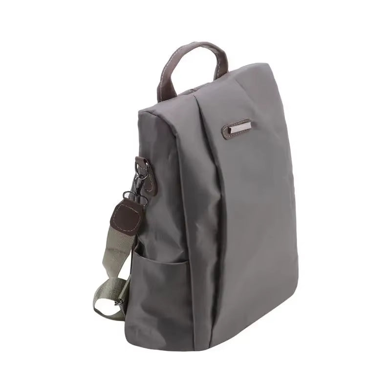 New Women'S Casual Multifunctional Backpack Solid Color Women'S Backpack Fashionable Detachable Portable Shoulder Strap