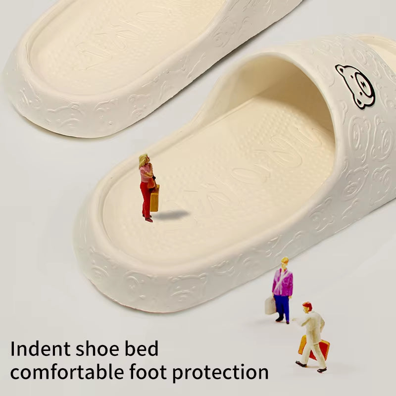 Non-Slip Slippers Female Outer Wear 2024 New Bathroom Bathroom Indoor Home Sandals Female Summer Eva