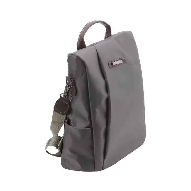 New Women'S Casual Multifunctional Backpack Solid Color Women'S Backpack Fashionable Detachable Portable Shoulder Strap