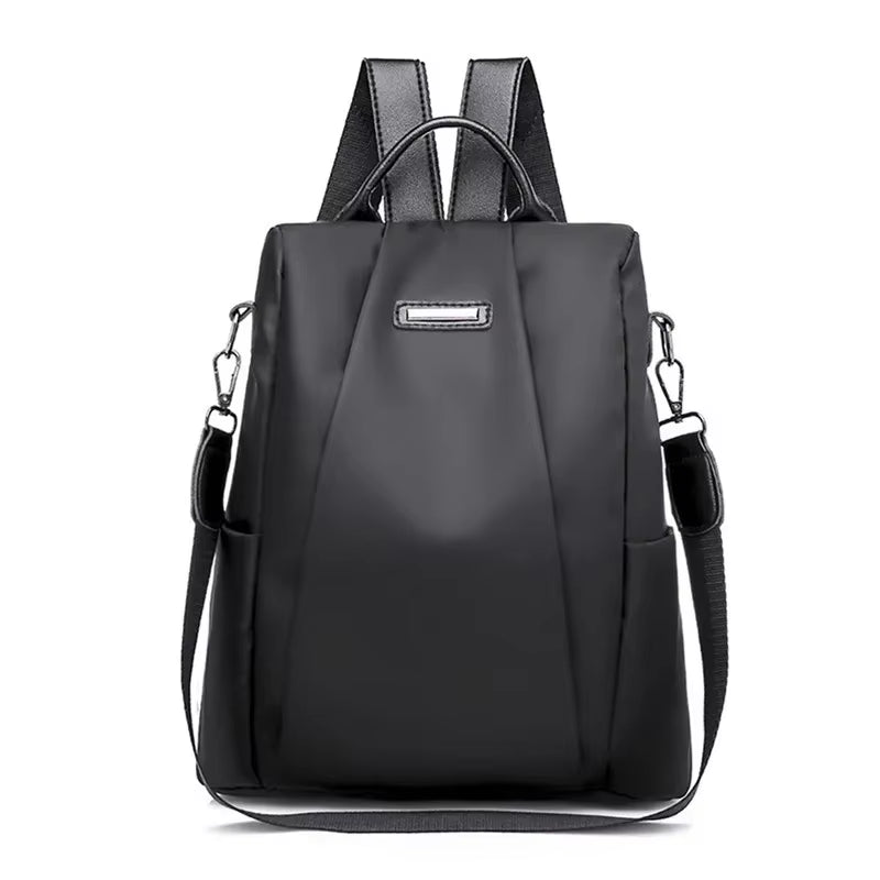 New Women'S Casual Multifunctional Backpack Solid Color Women'S Backpack Fashionable Detachable Portable Shoulder Strap