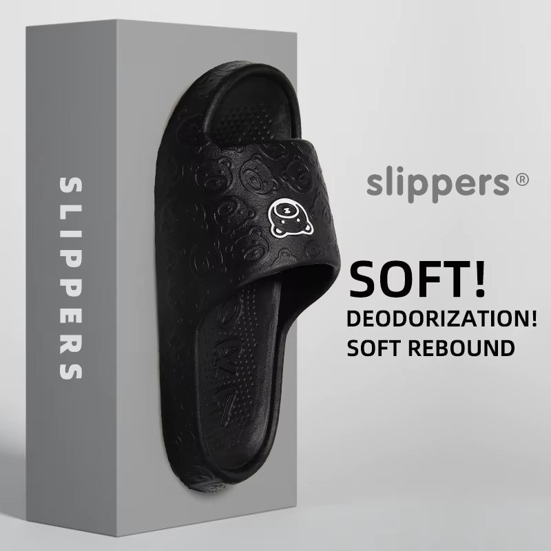 Non-Slip Slippers Female Outer Wear 2024 New Bathroom Bathroom Indoor Home Sandals Female Summer Eva