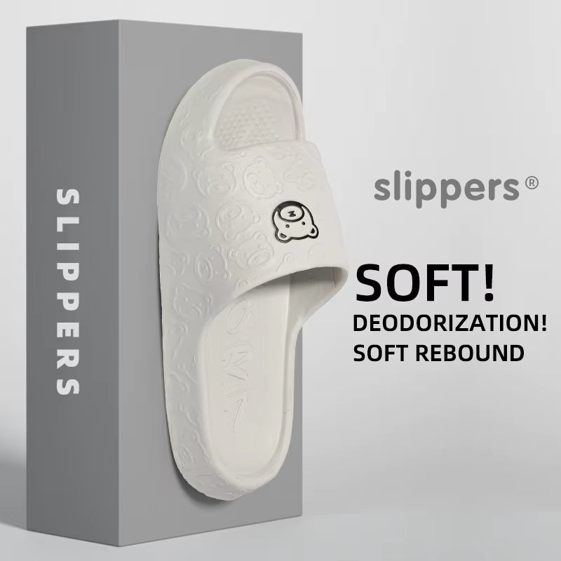 Non-Slip Slippers Female Outer Wear 2024 New Bathroom Bathroom Indoor Home Sandals Female Summer Eva